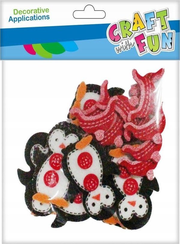 Craft with Fun CF ΔΙΑΚΟΣΜΗΤΙΚΟ ΤΣΟΧΑ ΠΙΓΚΟΥΙΝΟΣ ΣΕΤ 20ΤΜΧ 12/288