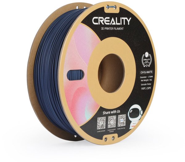 Νήμα Creality CR-PLA Matte για 3D εκτυπωτές, 1.75 mm, navy blue