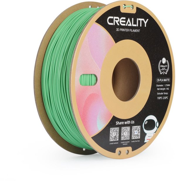 Νήμα Creality CR-PLA Matte για 3D εκτυπωτές, 1.75 mm, αβοκάντο πράσινο