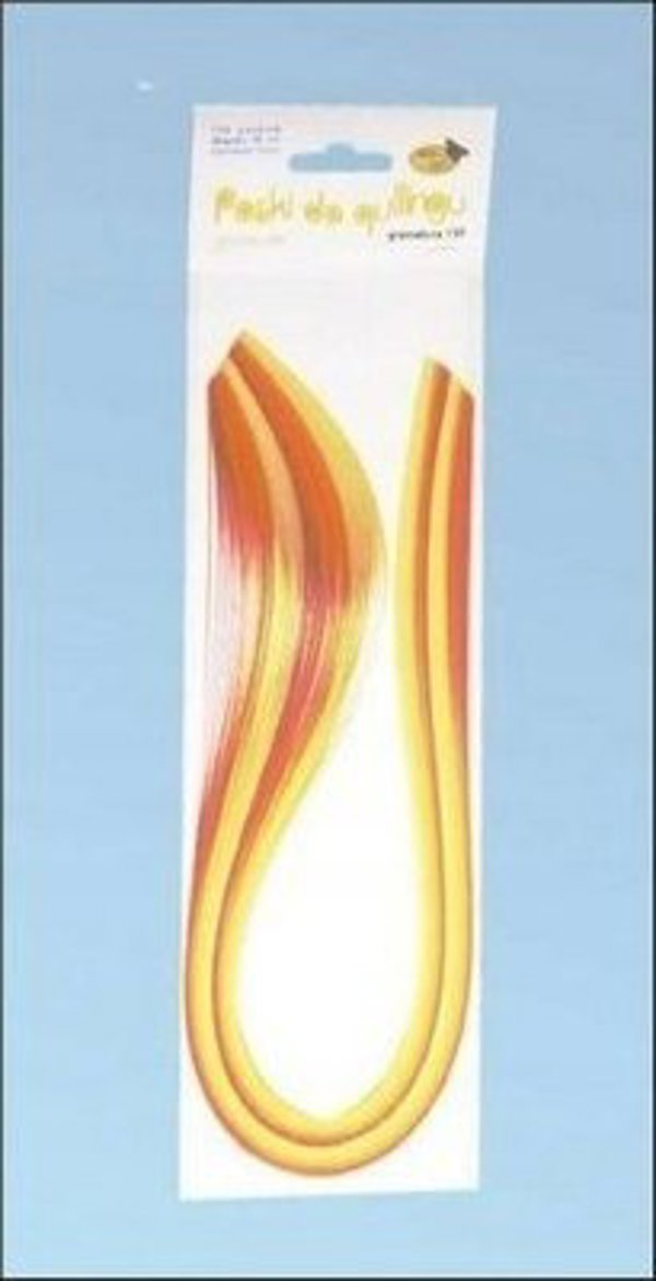 CreativeHobby Λωρίδες για quilling 3mmx50cm κίτρινες 100τεμ