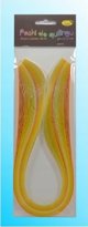 CreativeHobby Λωρίδες για quilling 3mmx50cm κίτρινες 100τεμ