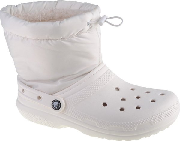Crocs Crocs Classic Lined Neo Puff Μπότα 206630-143 Λευκή 39/40