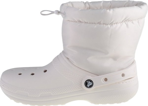 Crocs Crocs Classic Lined Neo Puff Μπότα 206630-143 Λευκή 39/40