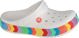 Crocs Crocs Crocband Chevron Beaded Clog Παιδικά 207007-100 λευκά 25/26