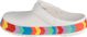 Crocs Crocs Crocband Chevron Beaded Clog Παιδικά 207007-100 λευκά 25/26