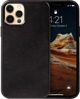 Crong Crong Essential Cover - Θήκη από οικολογικό δέρμα iPhone 12 Pro Max (μαύρο)