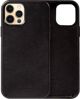 Crong Crong Essential Cover - Θήκη από οικολογικό δέρμα iPhone 12 Pro Max (μαύρο)