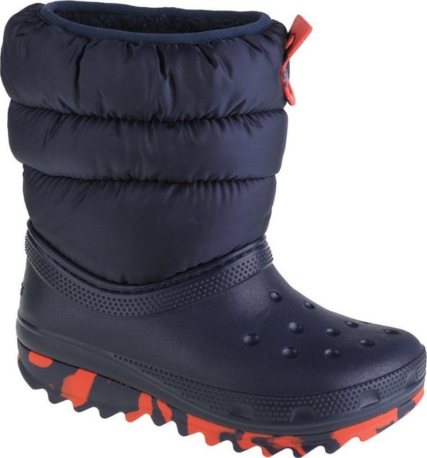 Crocs Classic Neo Puff Boot Παιδικές Μπότες Χιονιού, Μπλε, 29/30