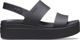 Γυναικεία αθλητικά σανδάλια Crocs Brooklyn Low Wedge μαύρα 41-42
