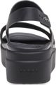 Γυναικεία αθλητικά σανδάλια Crocs Brooklyn Low Wedge μαύρα 41-42