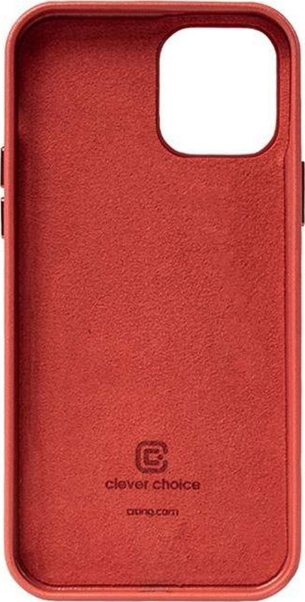 Crong Crong Essential Cover - Θήκη από οικολογικό δέρμα iPhone 12 / iPhone 12 Pro (κόκκινο)