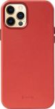 Crong Crong Essential Cover - Θήκη από οικολογικό δέρμα iPhone 12 / iPhone 12 Pro (κόκκινο)