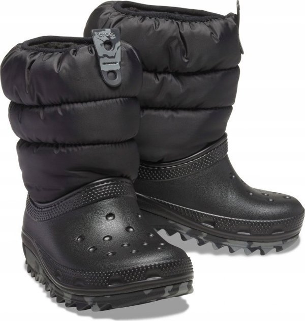 Crocs Crocs Classic Neo Puff Boot Kids 207684-001 Czarne 28/29