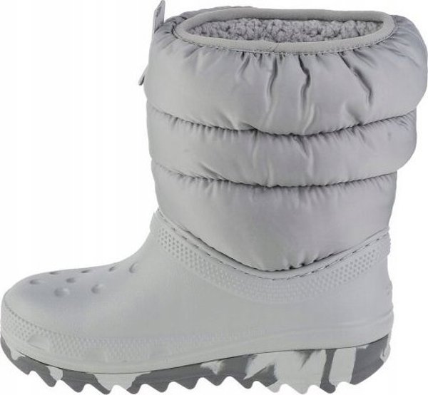 Crocs Classic Neo Puff Παιδικές Μπότες 207684-007 Γκρι 29/30