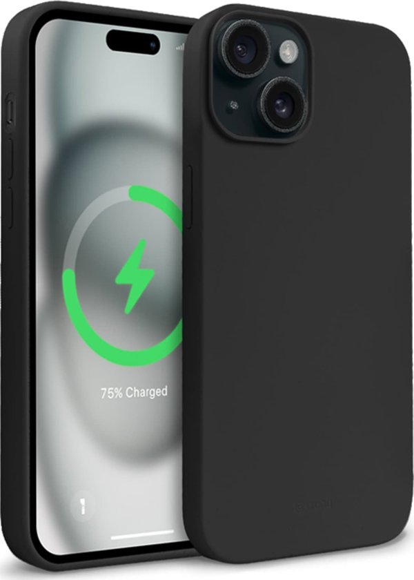 Crong Crong Color Cover Magnetic - Θήκη iPhone 15 Plus MagSafe (μαύρο)