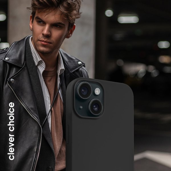 Crong Crong Color Cover Magnetic - Θήκη iPhone 15 Plus MagSafe (μαύρο)