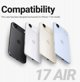 Crong Hybrid Frost MAG Θήκη για iPhone 17 Air με MagSafe - Μαύρο