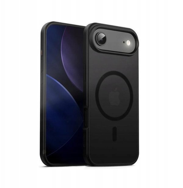 Crong Hybrid Frost MAG Θήκη για iPhone 17 Air με MagSafe - Μαύρο