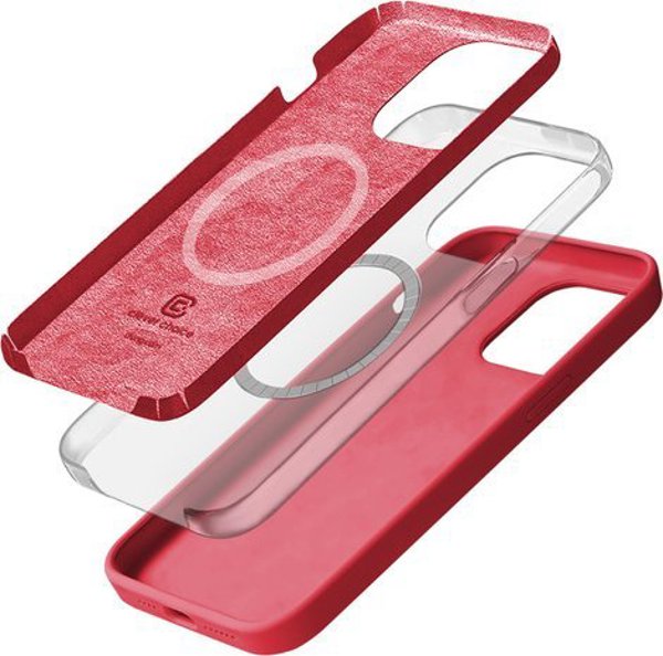 Crong Crong Color Cover Magnetic - Θήκη iPhone 15 Pro MagSafe (ροζ)