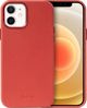Crong Crong Essential Cover Magnetic - Θήκη από δέρμα για iPhone 12 / iPhone 12 Pro MagSafe (κόκκινο)