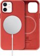 Crong Crong Essential Cover Magnetic - Θήκη από δέρμα για iPhone 12 / iPhone 12 Pro MagSafe (κόκκινο)