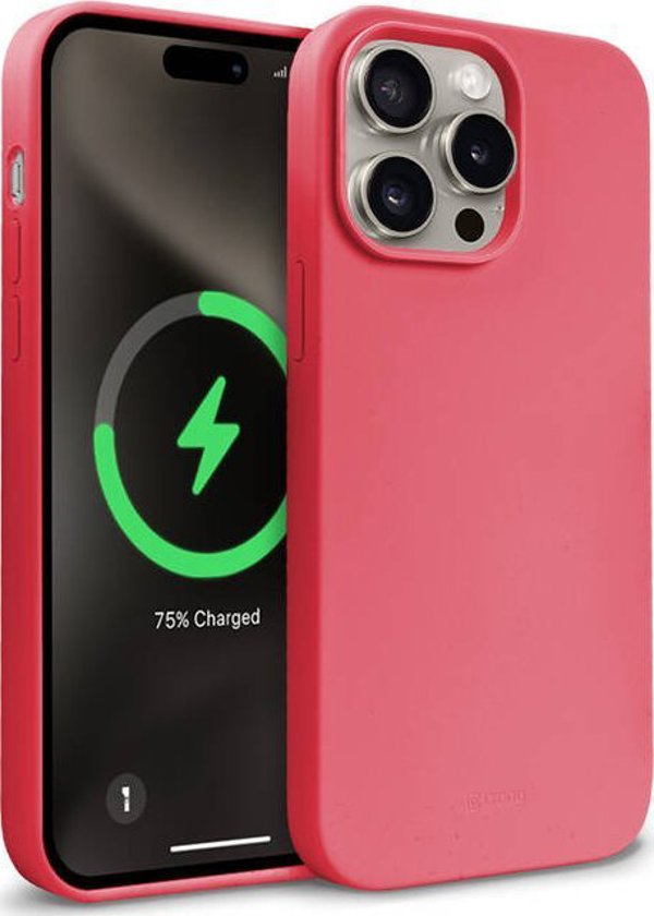 Crong Crong Color Cover Magnetic - Θήκη iPhone 15 Pro Max MagSafe (ροζ)