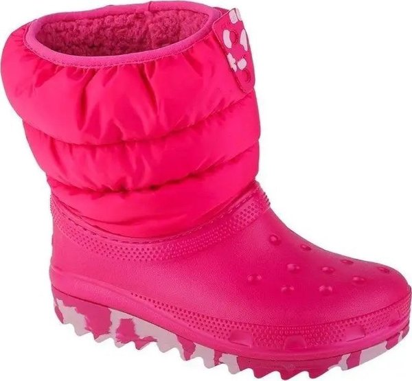 Crocs Classic Neo Puff Boot Παιδικές Μπότες, Ροζ, Μέγεθος 29/30