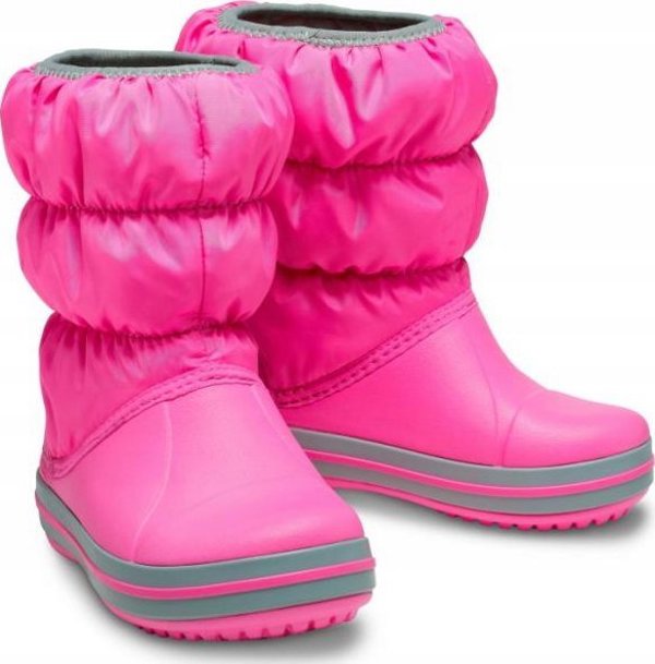 Crocs Crocs Winter Puff Boot Παιδικά 14613-6TR Ροζ 33/34
