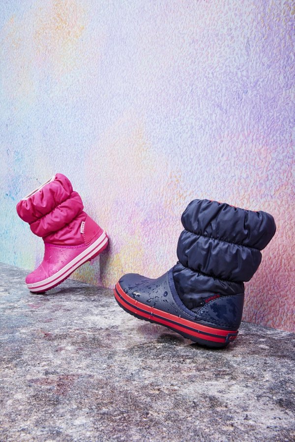 Crocs Crocs Winter Puff Boot Παιδικά 14613-6TR Ροζ 33/34