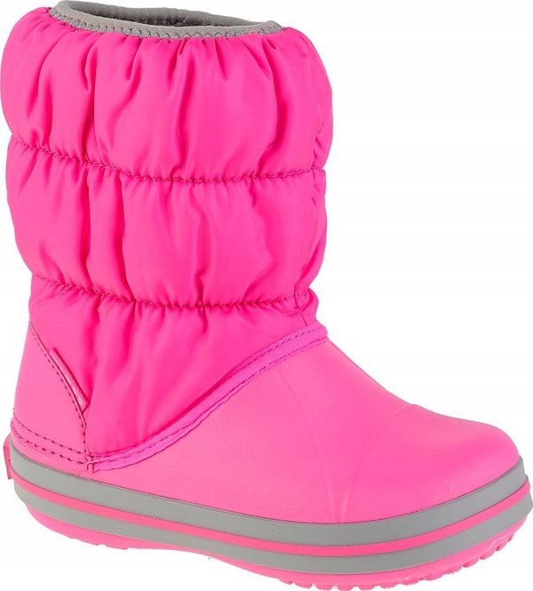 Crocs Crocs Winter Puff Boot Παιδικά 14613-6TR Ροζ 33/34