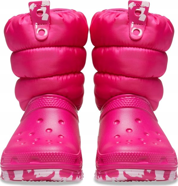 Παιδικά Μποτάκια Crocs Classic Neo Puff Toddler 207683-6X0 Ροζ Μέγεθος 25/26