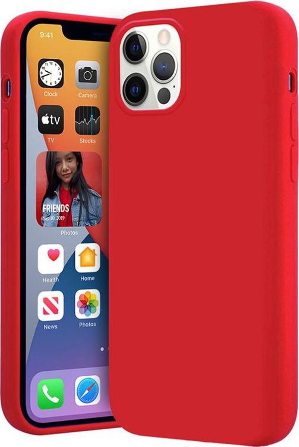 Crong Crong Color Cover - Θήκη iPhone 12 Pro Max (κόκκινο)