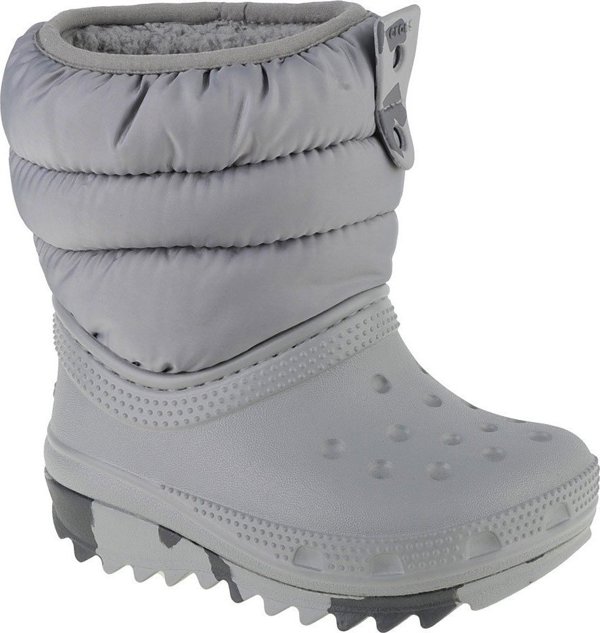 Crocs Crocs Classic Neo Puff Boot Toddler 207683-007 szary 27/28