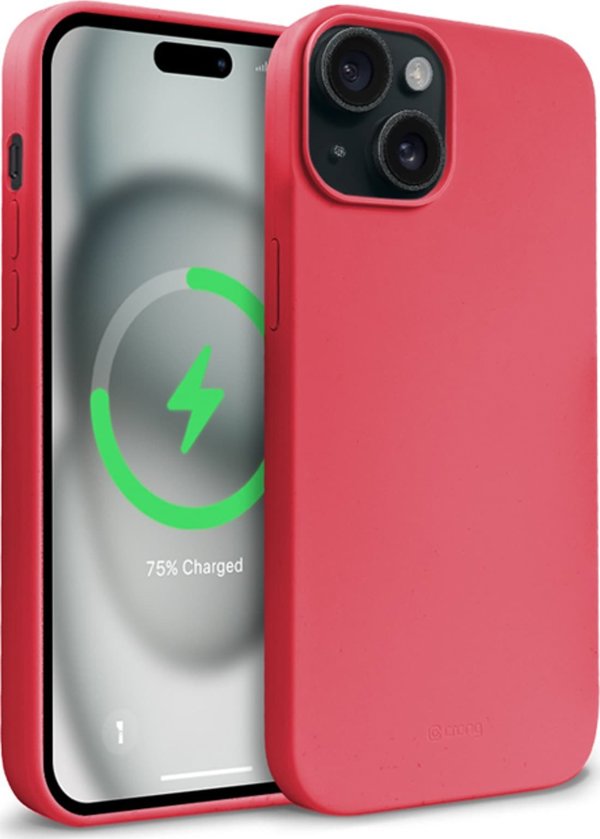 Crong Crong Color Cover Magnetic - Θήκη iPhone 15 Plus MagSafe (ροζ)