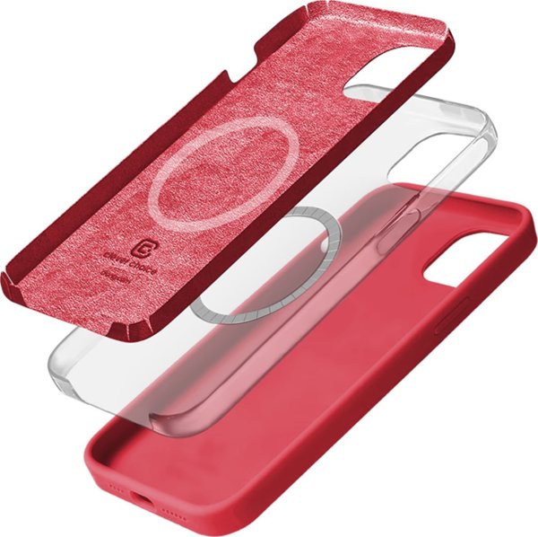 Crong Crong Color Cover Magnetic - Θήκη iPhone 15 Plus MagSafe (ροζ)