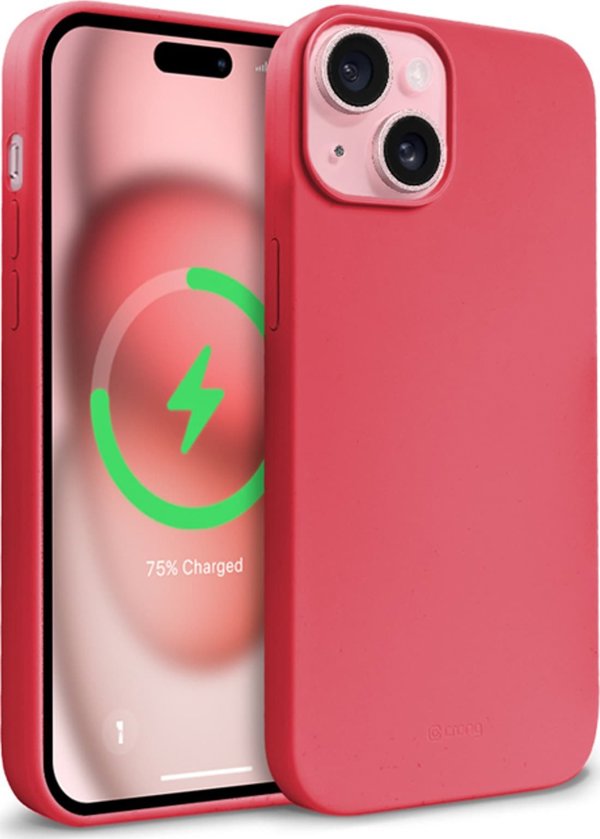 Crong Crong Color Cover Magnetic - Θήκη iPhone 15 Plus MagSafe (ροζ)