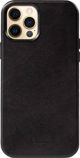Crong Crong Essential Cover Magnetic - Θήκη από δέρμα iPhone 12 Pro Max MagSafe (μαύρο)