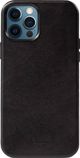 Crong Crong Essential Cover Magnetic - Θήκη από δέρμα iPhone 12 Pro Max MagSafe (μαύρο)