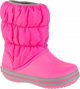 Crocs Winter Puff Boot Παιδικές Χειμερινές Μπότες Ροζ, Μέγεθος 24/25