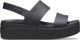Γυναικεία αθλητικά σανδάλια Crocs Brooklyn Low Wedge μαύρα 39-40