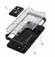 Θήκη Crystal Ring Case θωρακισμένη υβριδική θήκη + μαγνητική βάση Samsung Galaxy S22+ (S22 Plus) μαύρο