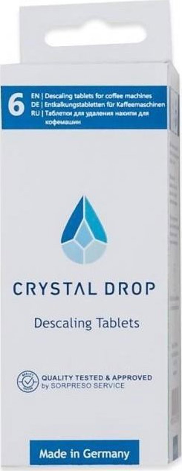 Ταμπλέτες αφαλάτωσης Crystal Drop CRYSTAL DROP 6 τεμ. (Nivona, Miele, Delonghi, Siemens, Bosch, Jura, Melitta