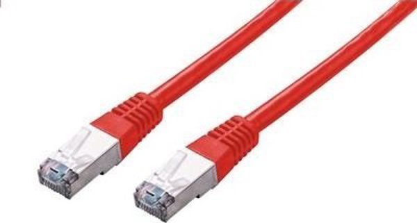C-Tech C-TECH καλώδιο patchcord Cat5e, FTP, κόκκινο, 0,5m