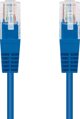 C-Tech C-TECH καλώδιο patchcord Cat5e, UTP, μπλε, 0,5m