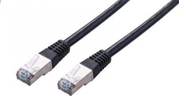 C-Tech C-TECH kabel patchcord Cat5e, FTP, černý, 2m