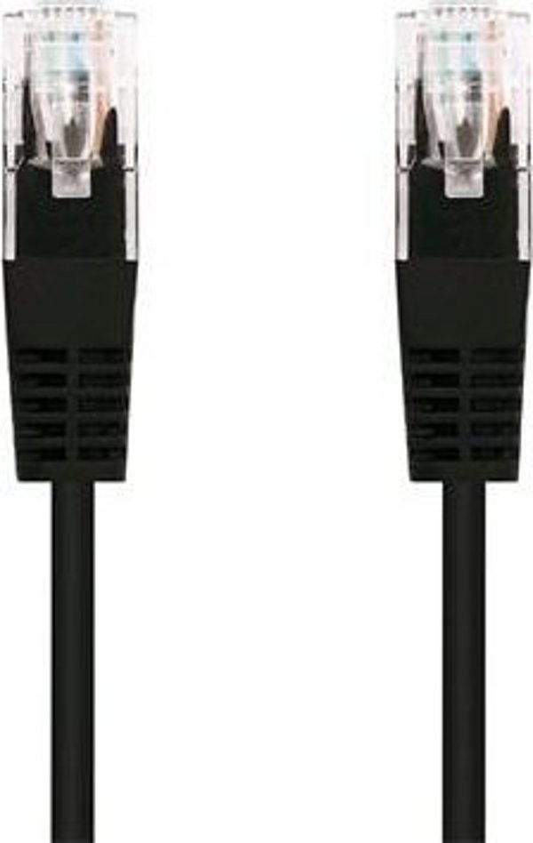 C-Tech C-TECH καλώδιο patchcord Cat5e, UTP, μαύρο, 1m