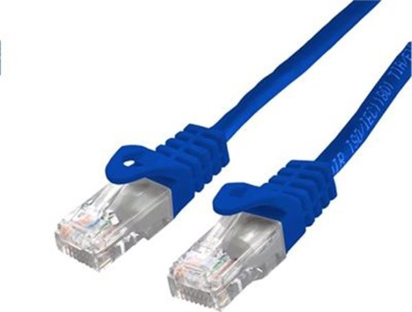 C-Tech C-TECH καλώδιο patchcord Cat6, UTP, μπλε, 0,25m