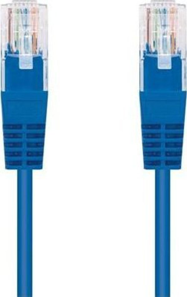 C-Tech C-TECH καλώδιο patchcord Cat5e, UTP, μπλε, 1m
