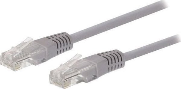 Καλώδιο Δικτύου C-TECH Patchcord Cat5e F/UTP, RJ45, Γκρι, 5m