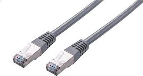 C-Tech C-TECH καλώδιο patchcord Cat5e, FTP, γκρι, 1m